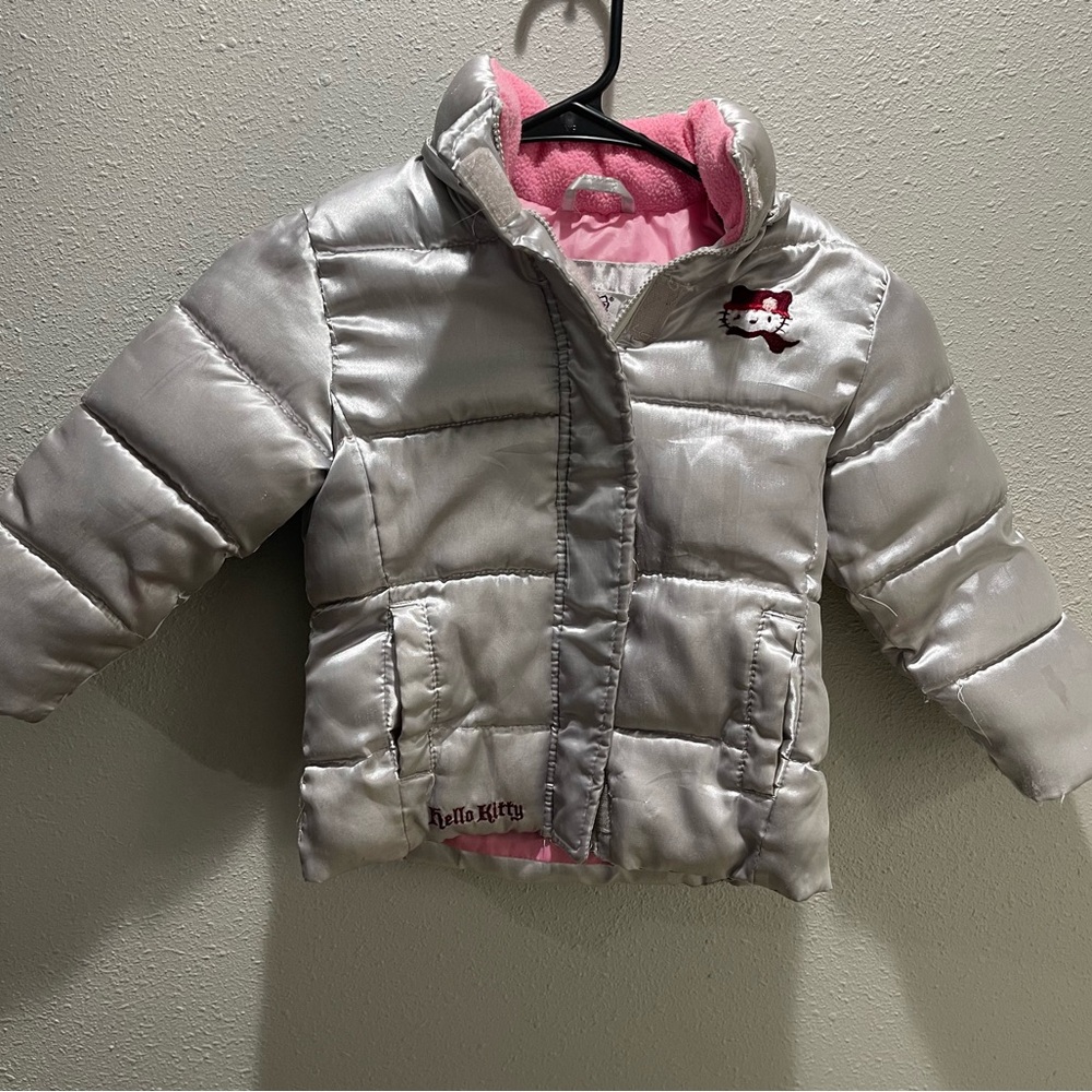 Hello Kitty Toddler Puffer Jacket - Size 3T (Girl)